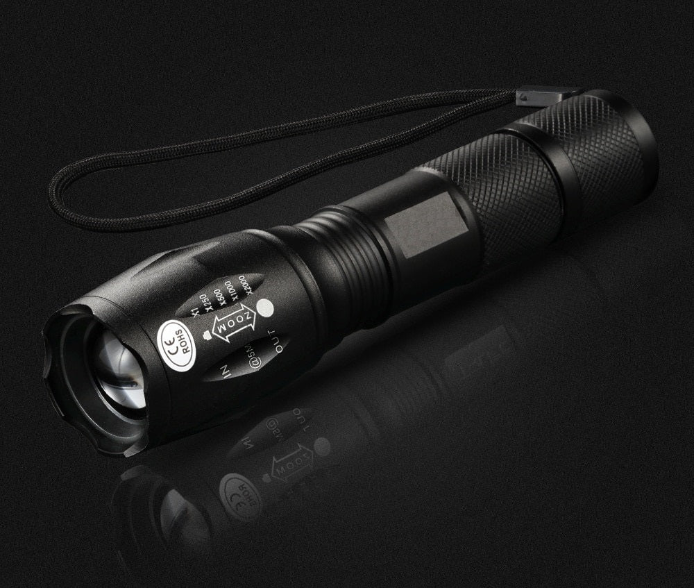 Mini Flashlight Waterproof Zoomable. 1*18650