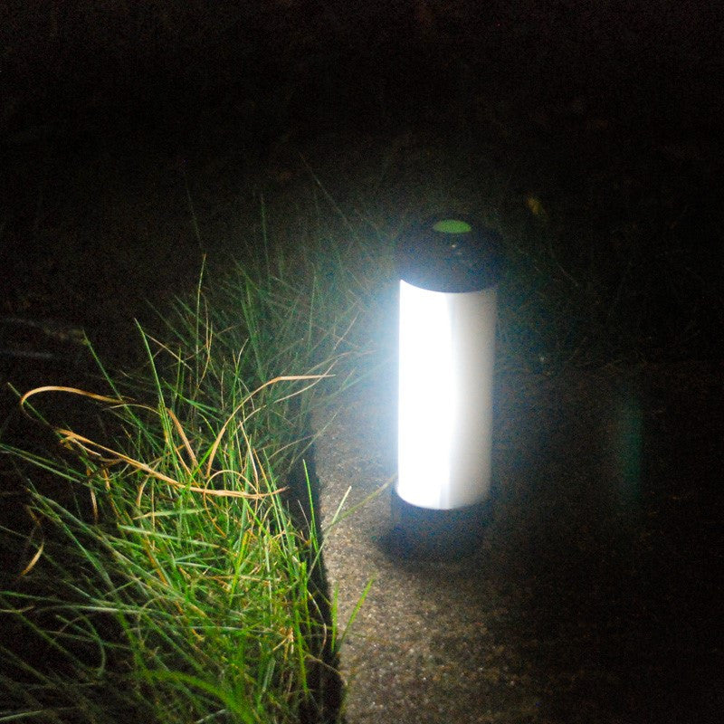 LED Camping Lantern Flashlight IP68 Waterproof. 1800 mAh rechargeable battery.