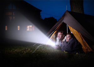 Camping Flashlight Lantern Waterproof. 2200 mAh Rechargeable Battery. Powerbank Function