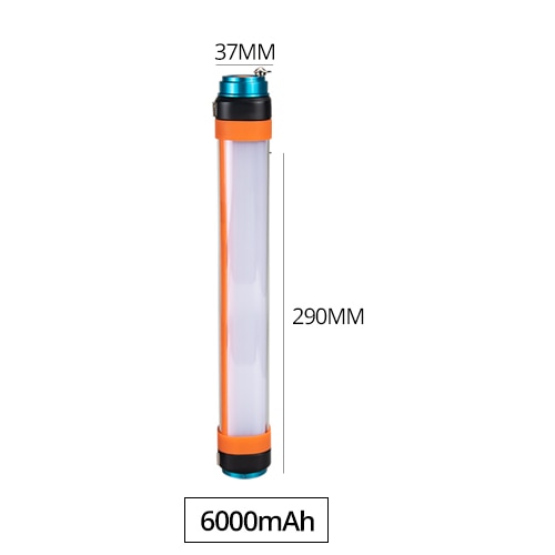 Camping Flashlight Lantern Waterproof. 6000 mAh Rechargeable Battery. Powerbank Function