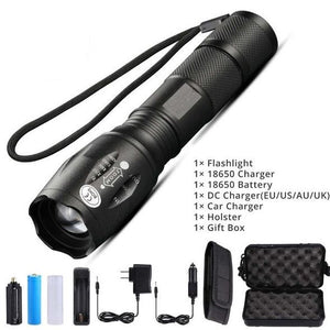 Mini Flashlight Waterproof Zoomable. 1*18650