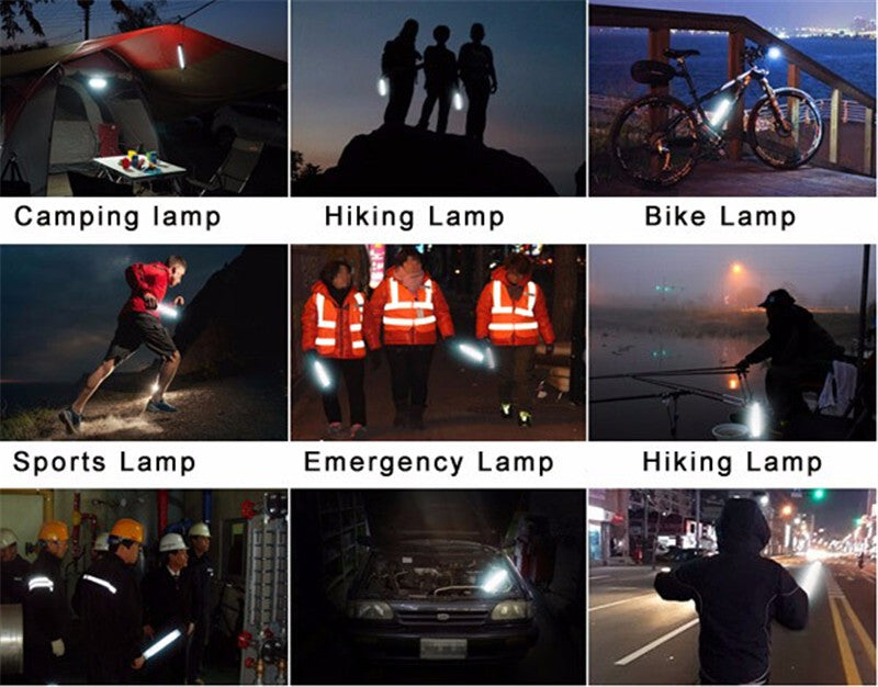 LED Camping Lantern Flashlight IP68 Waterproof. 1800 mAh rechargeable battery.