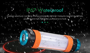 Camping Flashlight Lantern Waterproof. 2200 mAh Rechargeable Battery. Powerbank Function