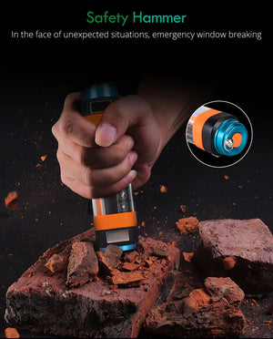 Camping Flashlight Lantern Waterproof. 2200 mAh Rechargeable Battery. Powerbank Function
