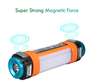 Camping Flashlight Lantern Waterproof. 6000 mAh Rechargeable Battery. Powerbank Function