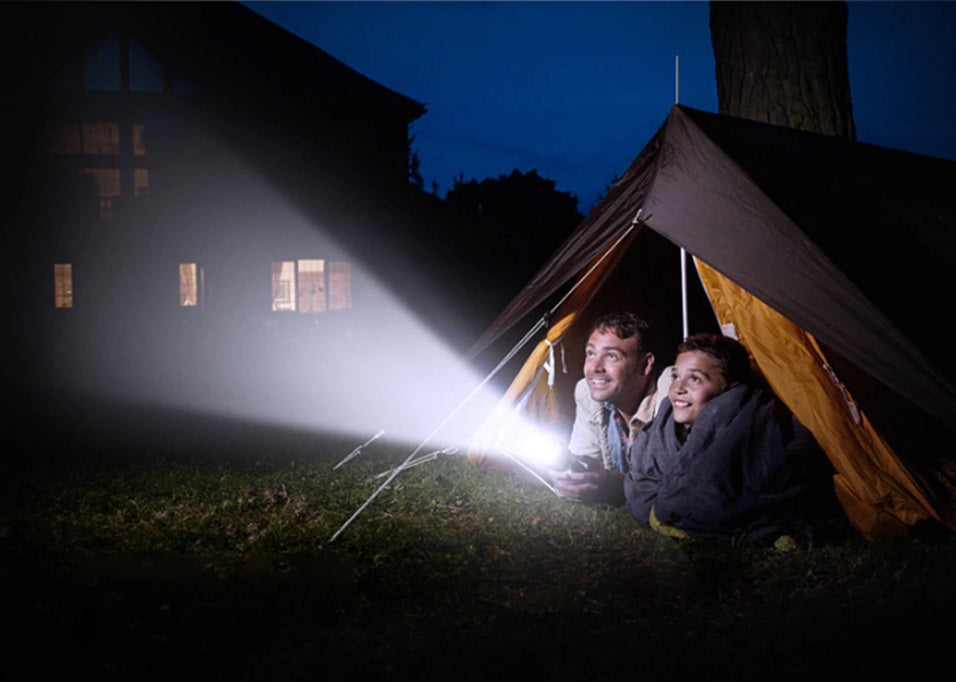 Rechargeable LED Flashlight Power Bank Waterproof Camping Lamp Bright –  MOJO TECH INC