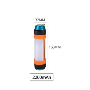 Camping Flashlight Lantern Waterproof. 2200 mAh Rechargeable Battery. Powerbank Function